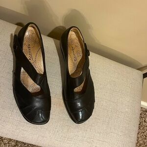 Kumfs (nka Ziera) New Zealand Heeled Mary Jane Comfort Shoes, size 38.5